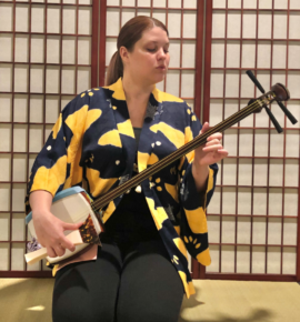 Jackie Frain Shamisen Lessons